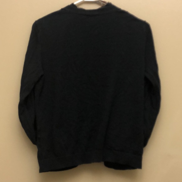 Daisy Fuentes black ribbon button-up cardigan - Picture 8 of 9